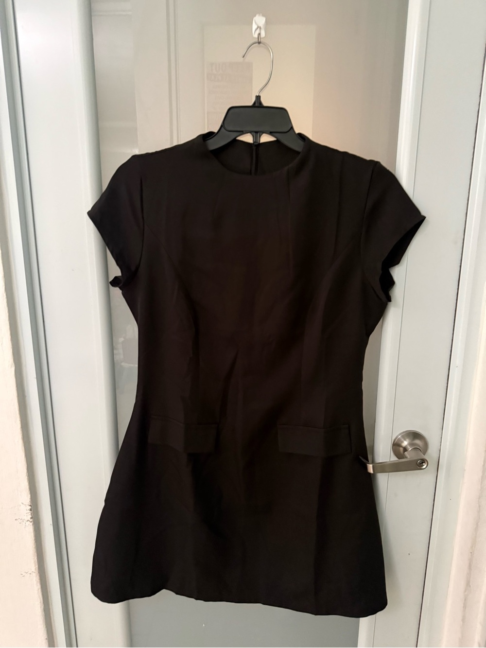 Amazon Black Short Sleeve Mini Dress